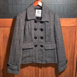 Wool Blend Pea Coat